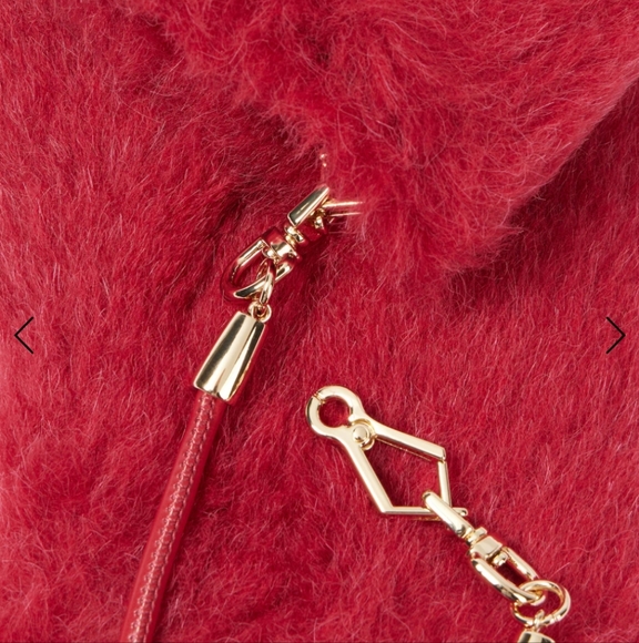 NWT MAX MARA WOOL SILK TEDDY MITTENS GLOVES - Picture 3 of 11